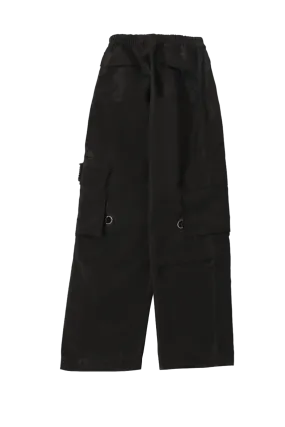 nylon patch logo cargo pants