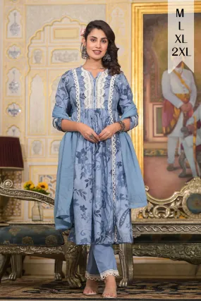 Orchid Blue Nyra Anarkali Set