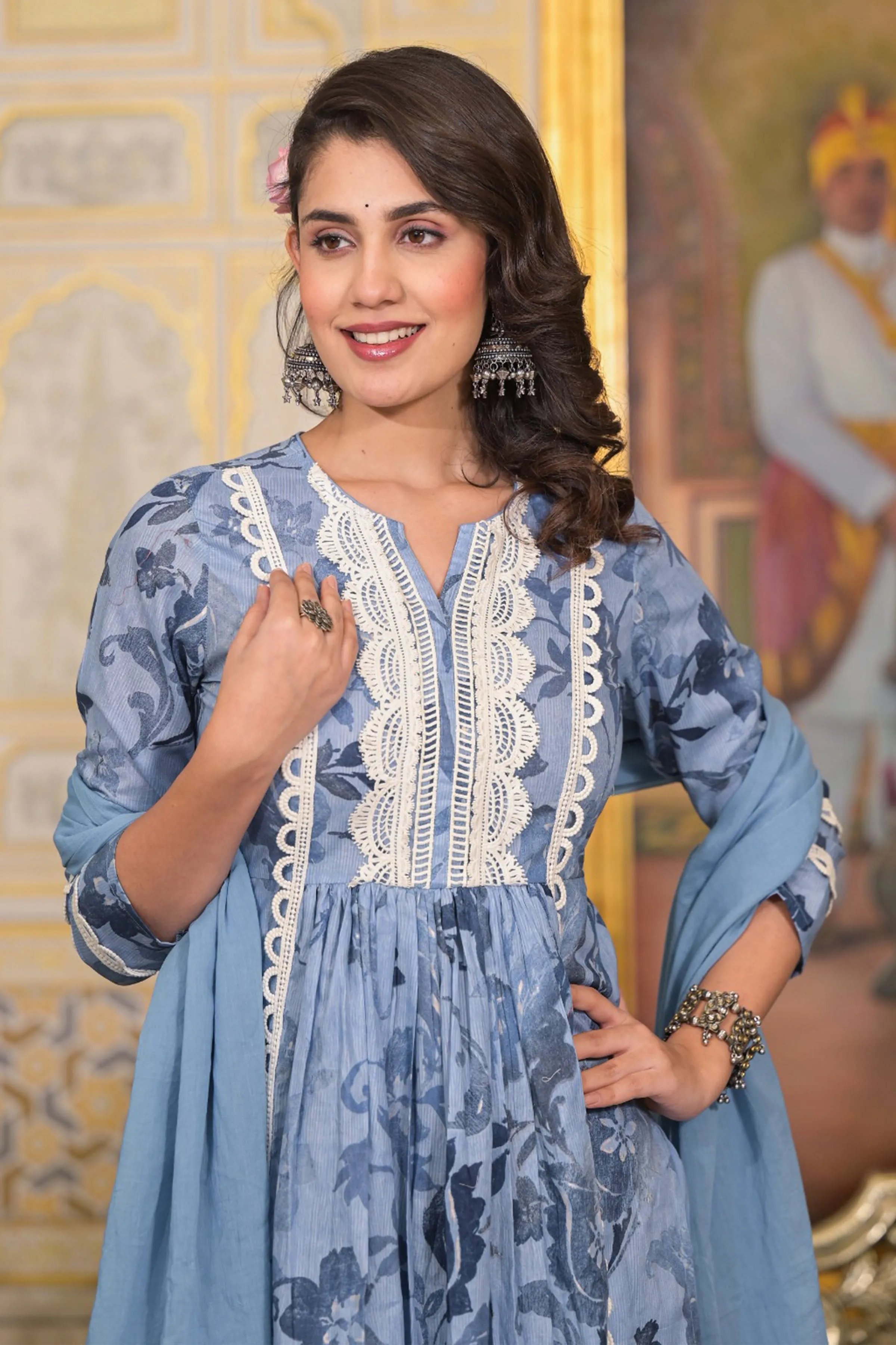 Orchid Blue Nyra Anarkali Set