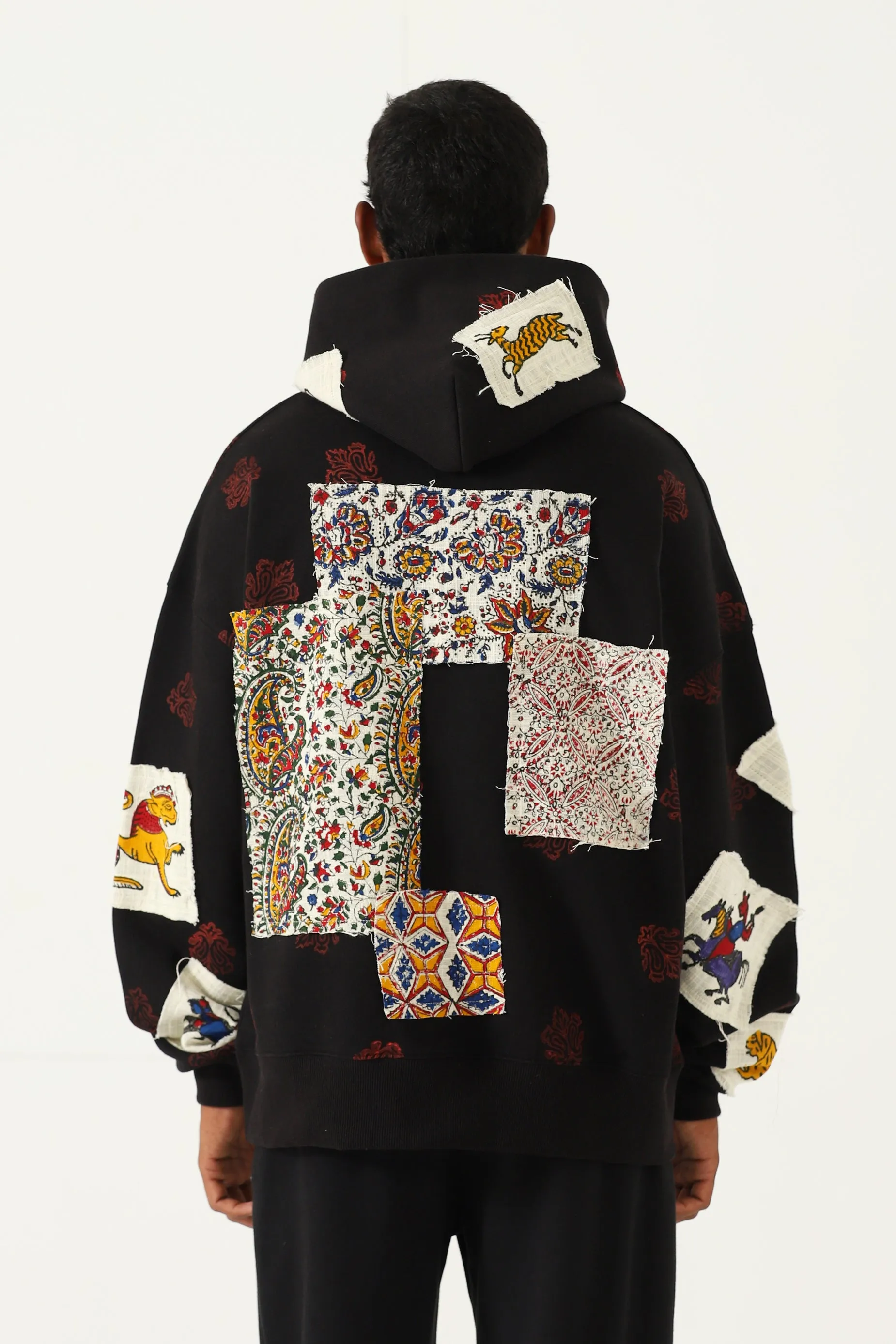 PATCHWORK BLOCKPRINT HOODIE V4