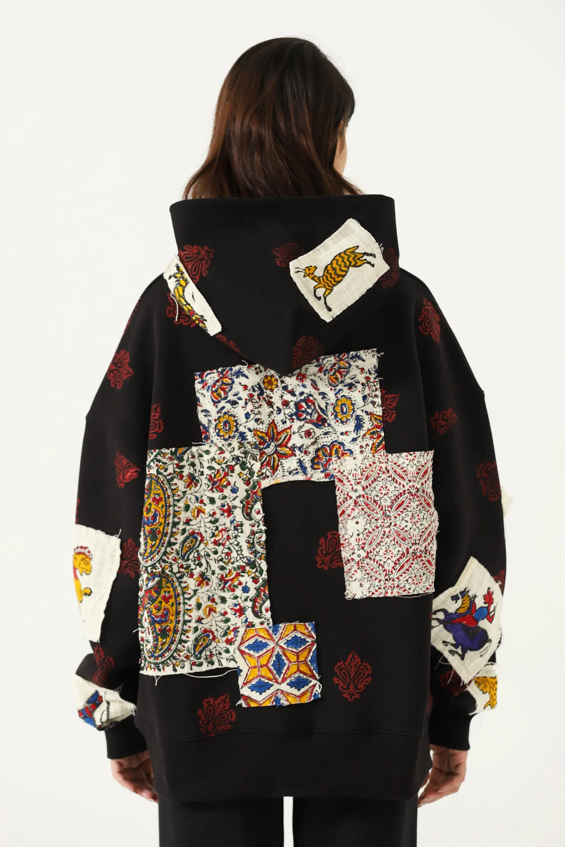 PATCHWORK BLOCKPRINT HOODIE V4