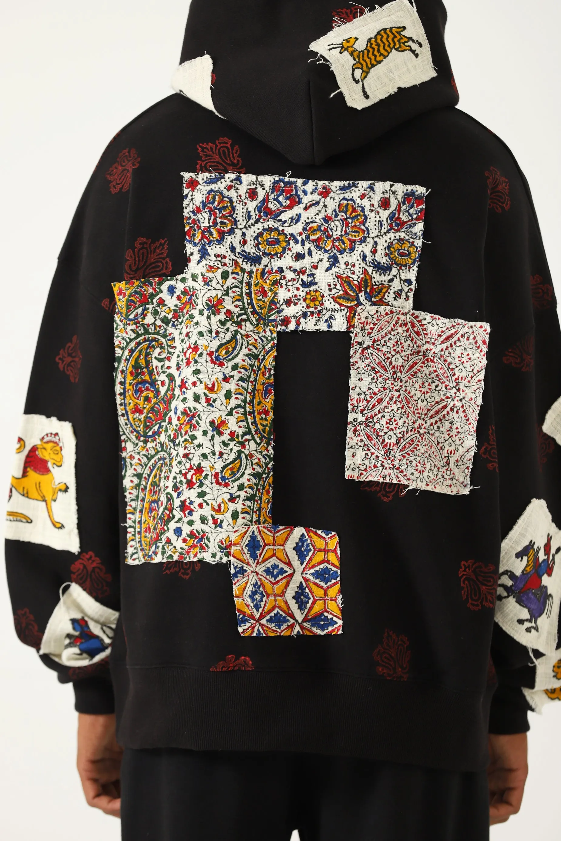 PATCHWORK BLOCKPRINT HOODIE V4