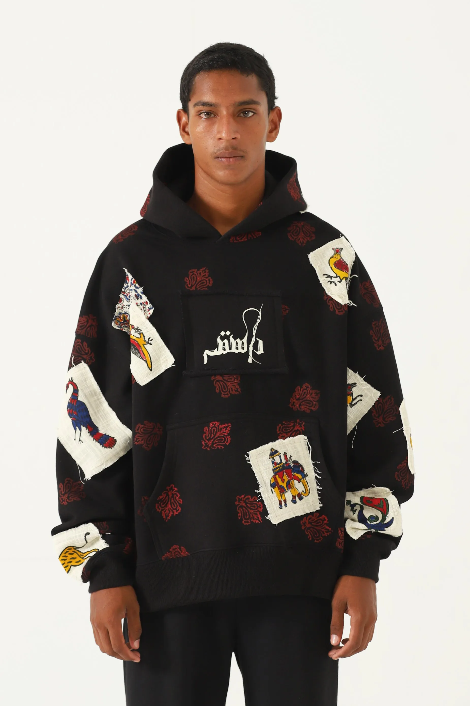 PATCHWORK BLOCKPRINT HOODIE V4