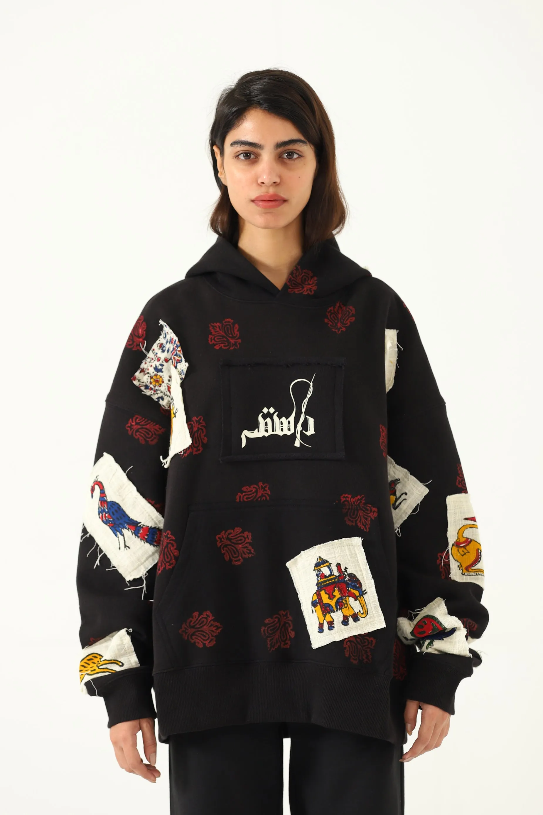 PATCHWORK BLOCKPRINT HOODIE V4