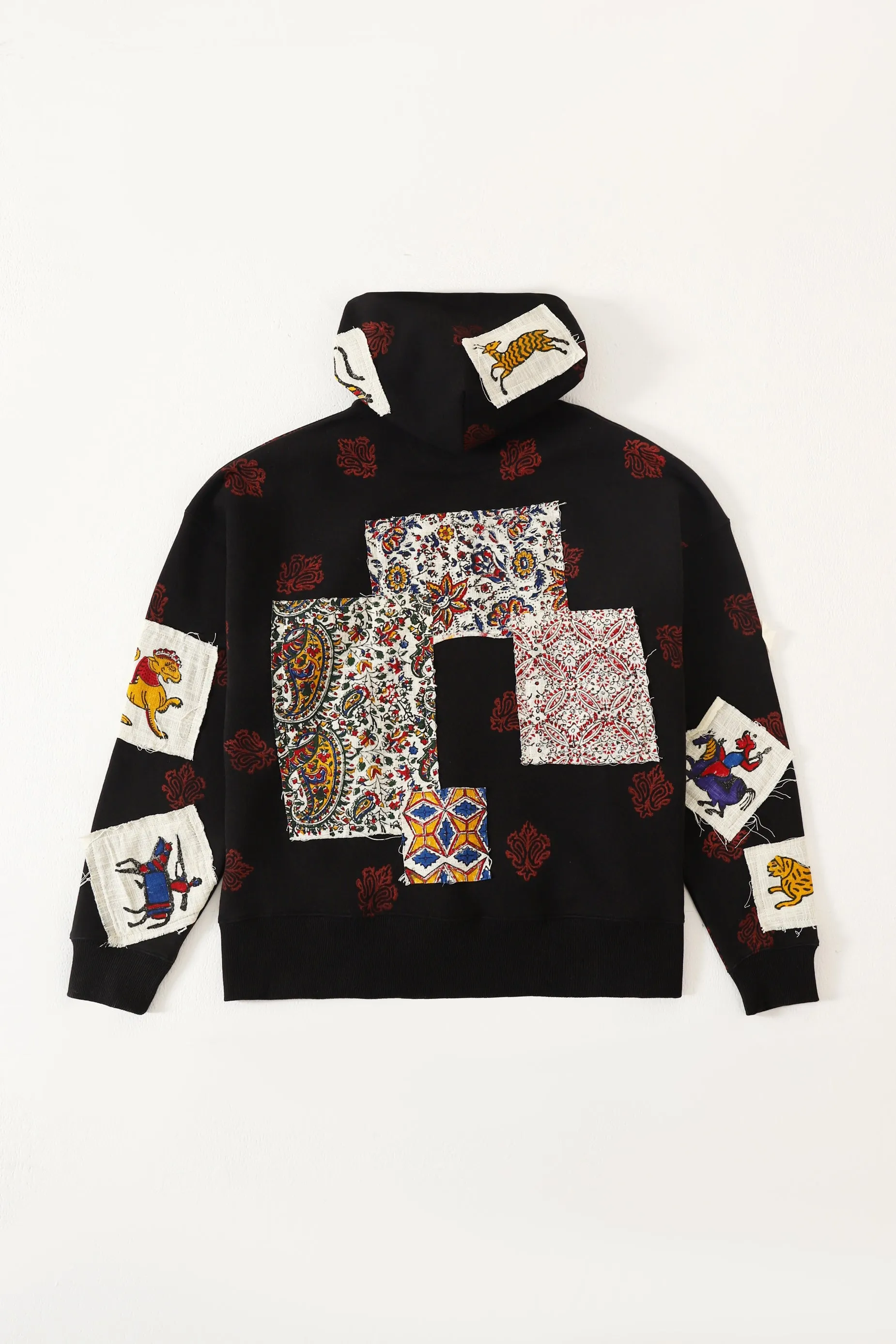 PATCHWORK BLOCKPRINT HOODIE V4