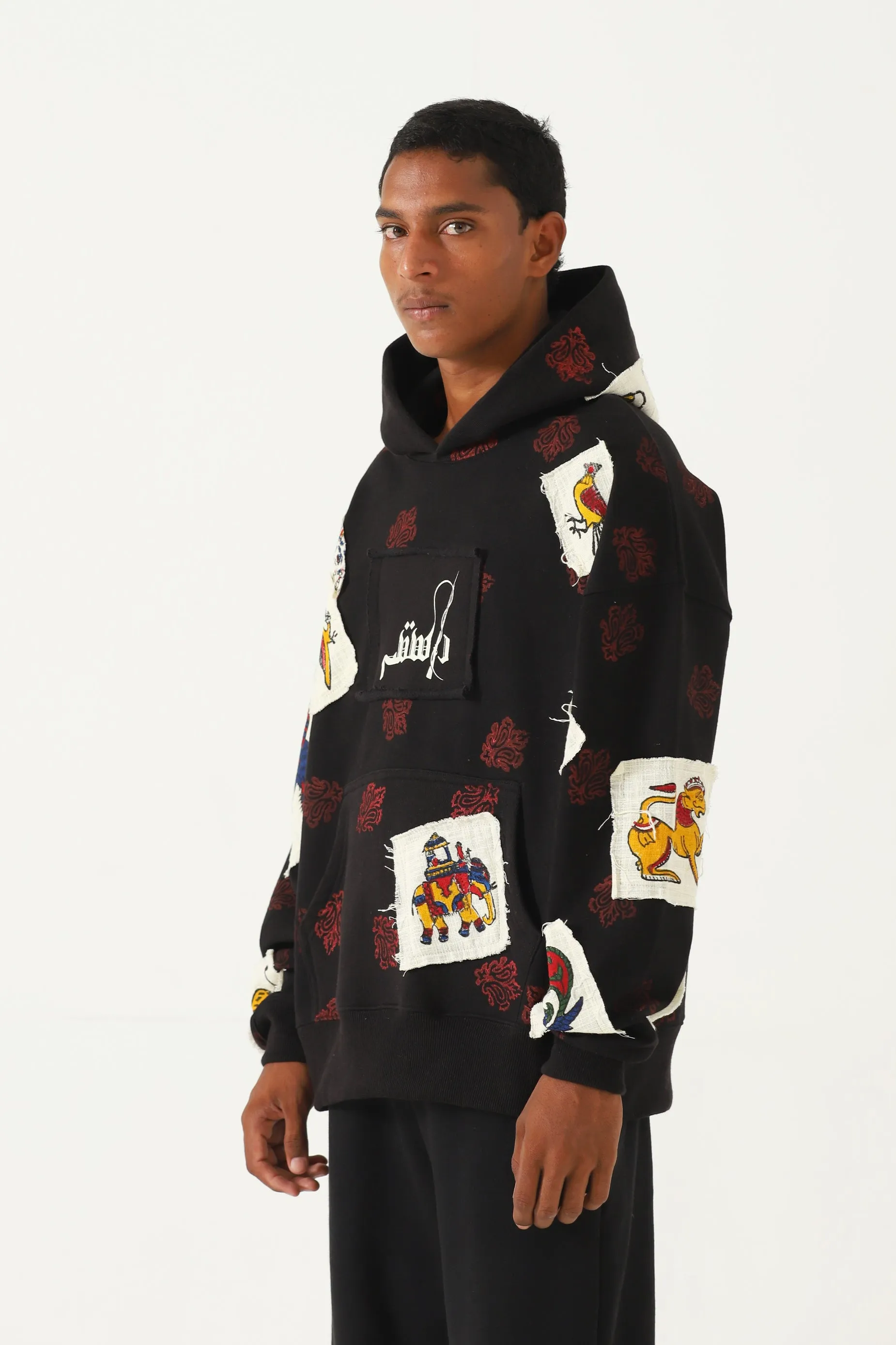 PATCHWORK BLOCKPRINT HOODIE V4