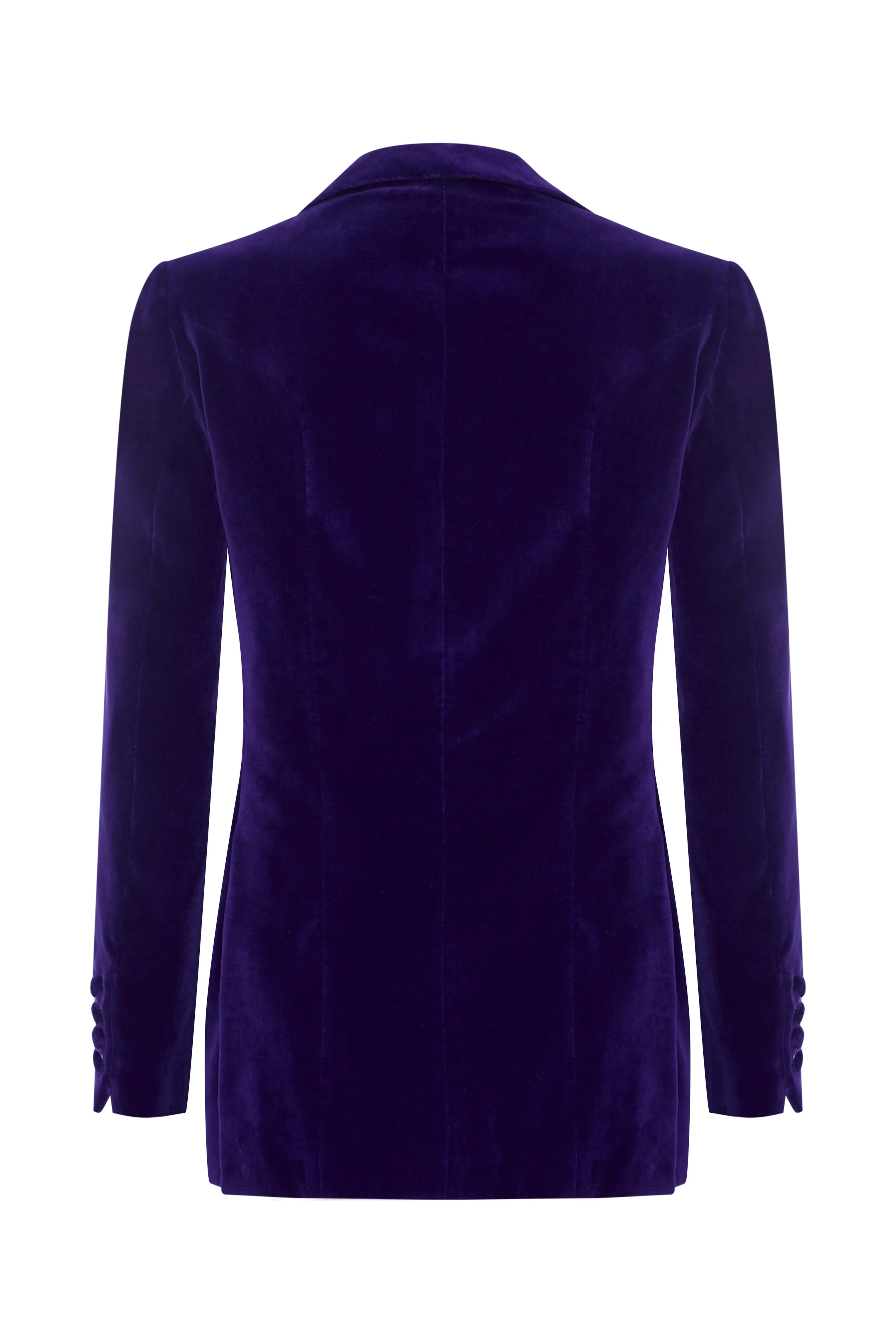 Purple Velvet Jacket