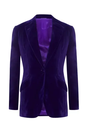 Purple Velvet Jacket