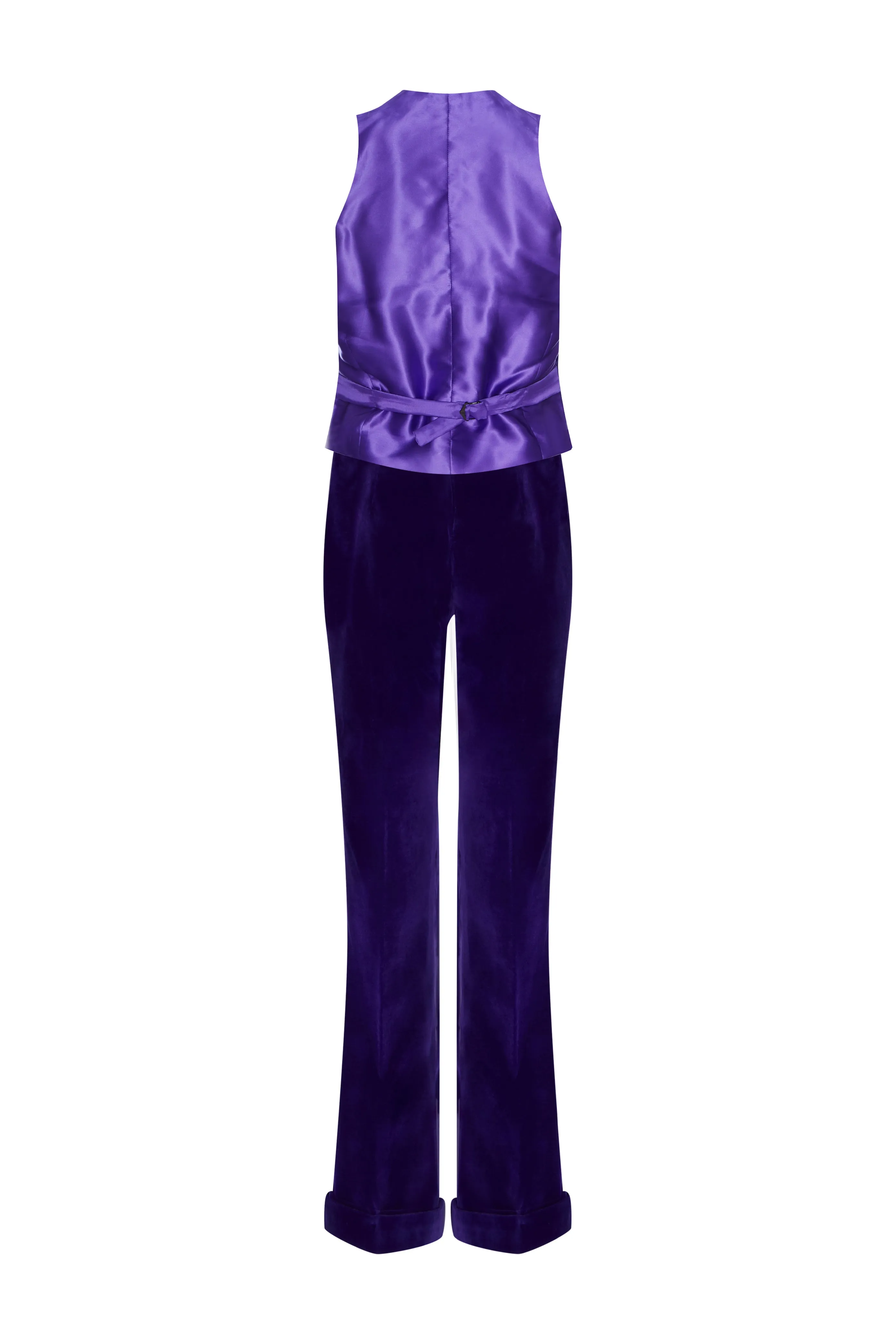 Purple Velvet Trousers