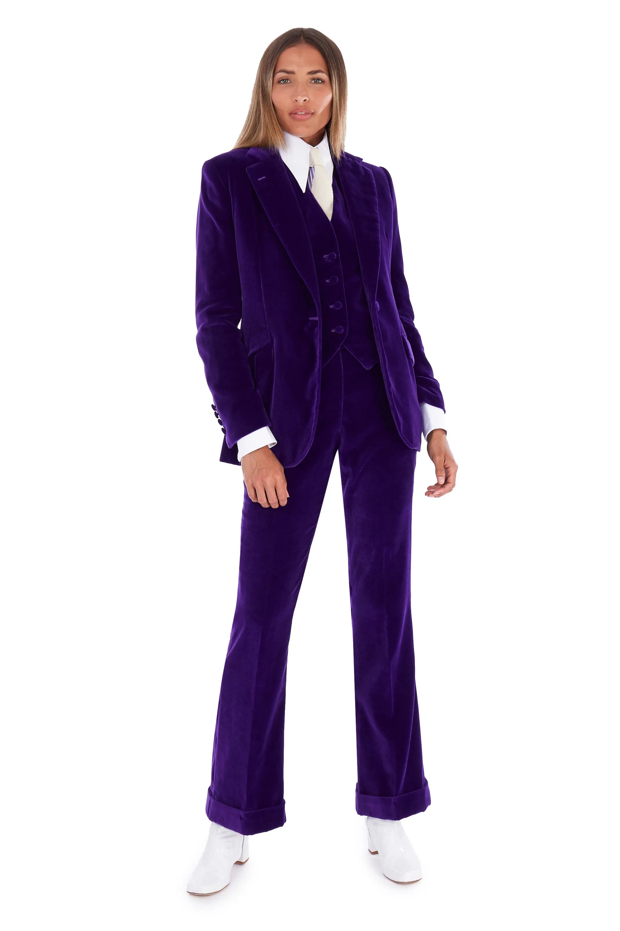 Purple Velvet Waistcoat