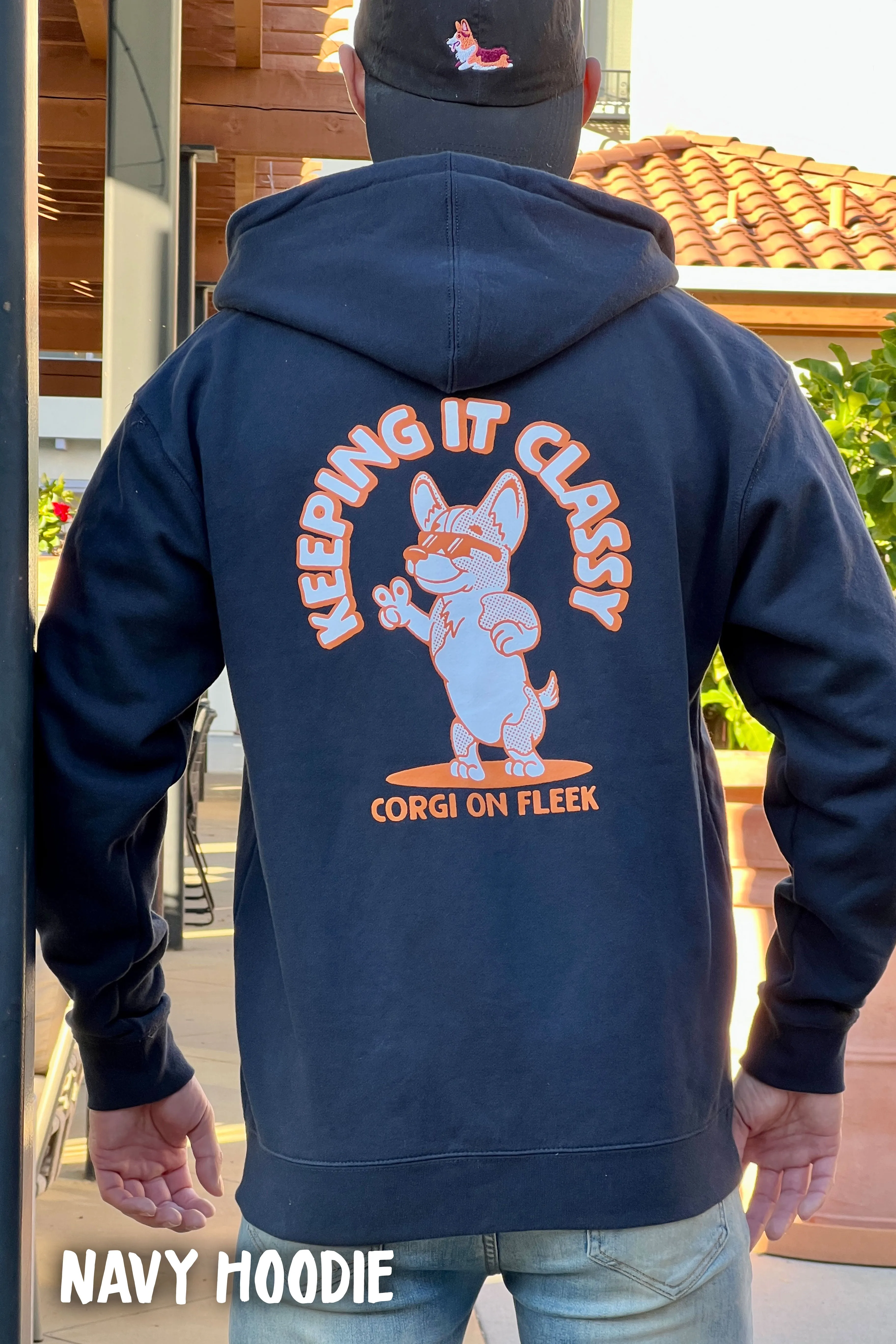 "Keeping it Classy" Premium Heavyweight Full Zip Hoodie