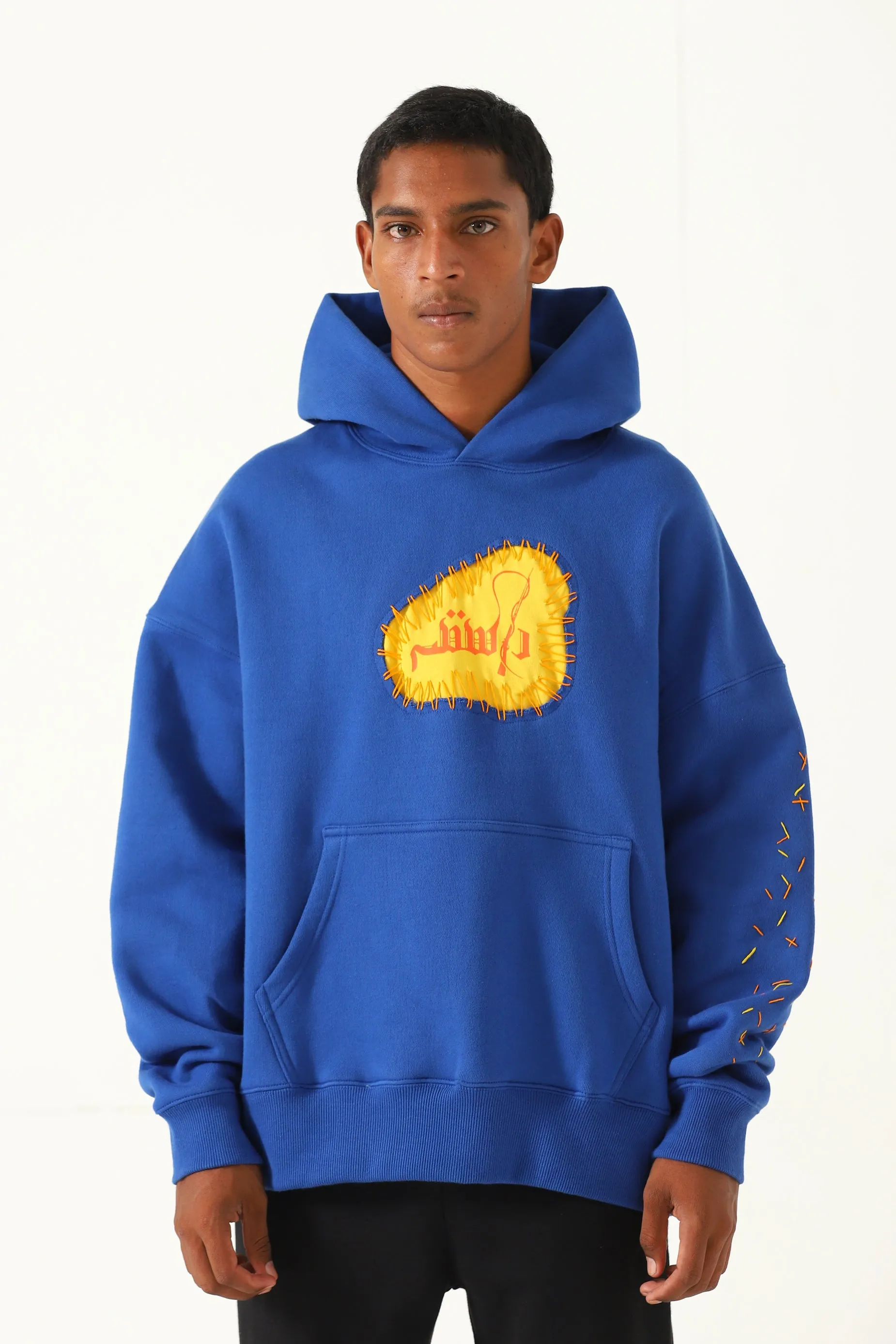 "REMEMBRANCE" ROYAL BLUE PRINTED HOODIE