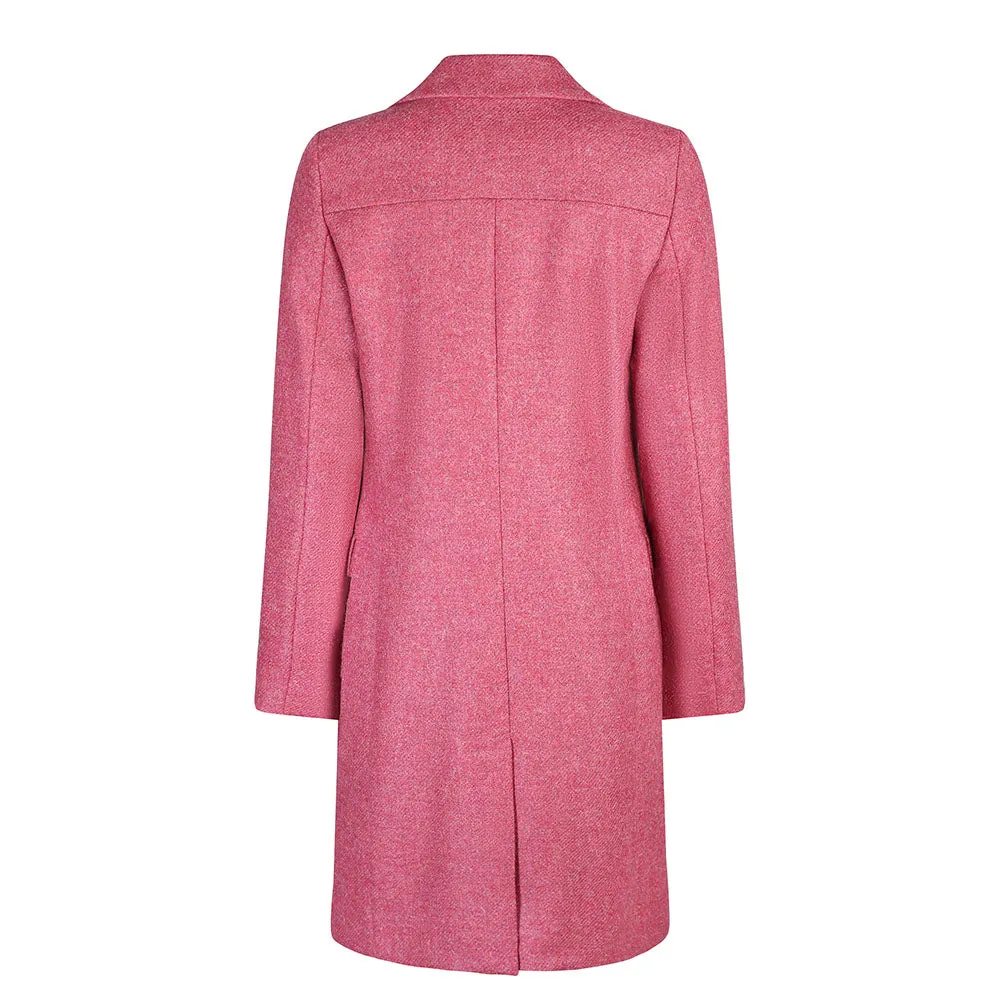 Rose Aisling Donegal Tweed Knee Coat