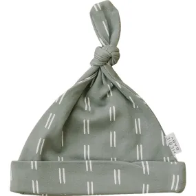 Sage Strokes Newborn Knot Hat