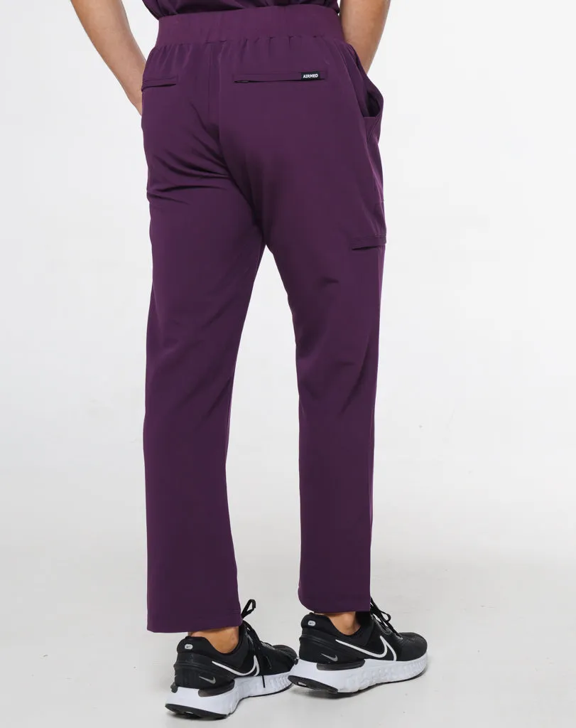 Signature Cargo Pants - Eggplant