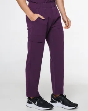 Signature Cargo Pants - Eggplant