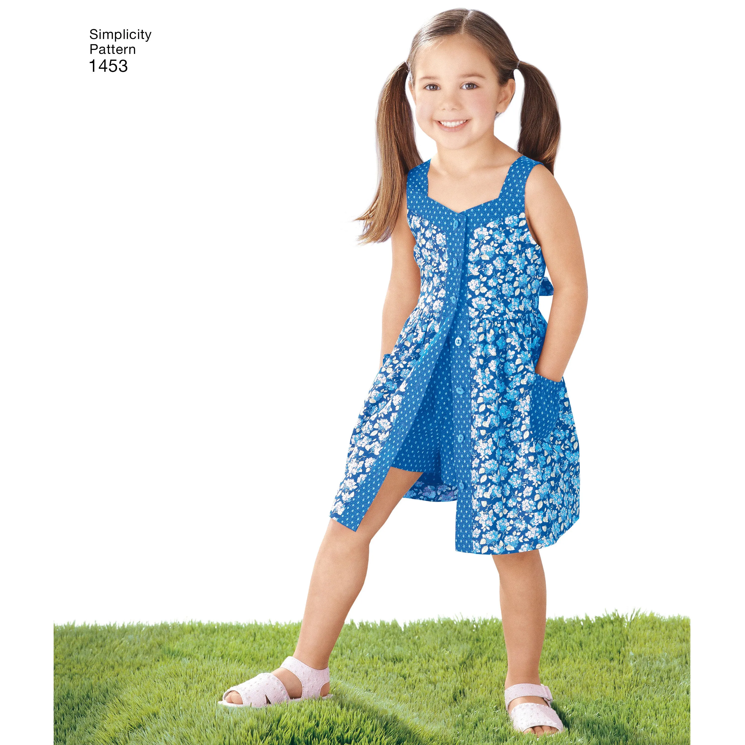 Simplicity Sewing Pattern 1453 Child’s Dress, Top, Trousers or Shorts and Hat