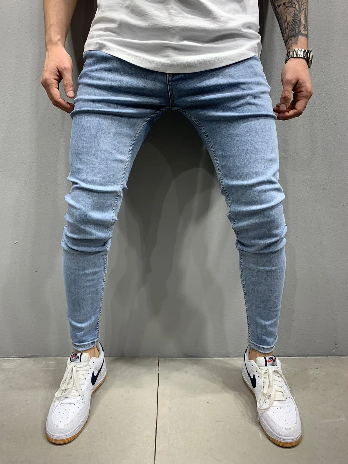 Sneakerjeans Blue Skinny Jeans AY868