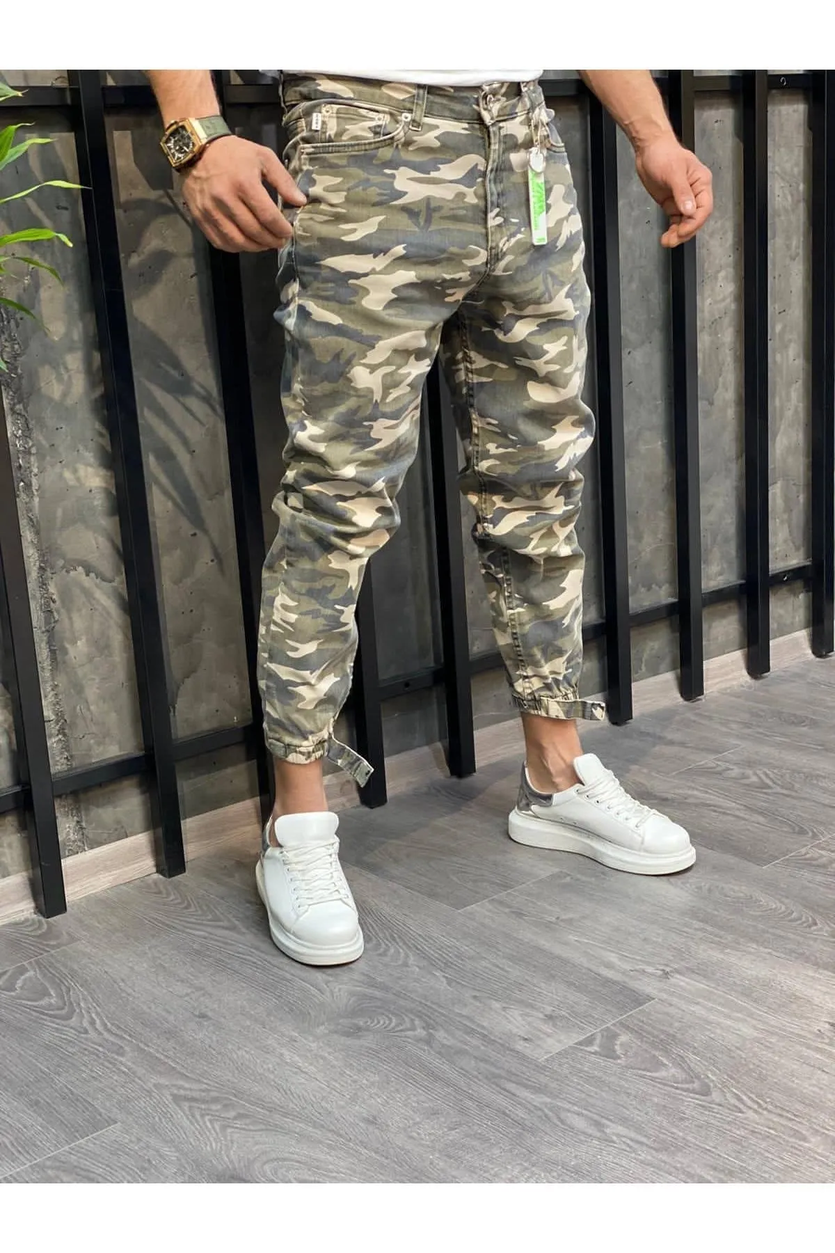 Sneakerjeans Camo Jogger Jeans NS08