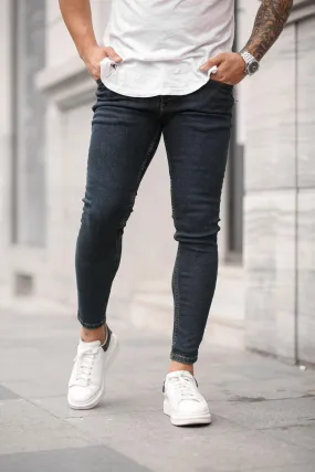 Sneakerjeans Navy Skinny Jeans DP32