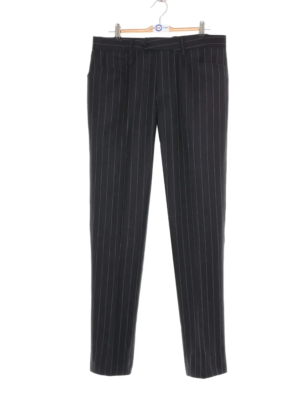 Stripe Suit | Black and White Pinstripe Suit