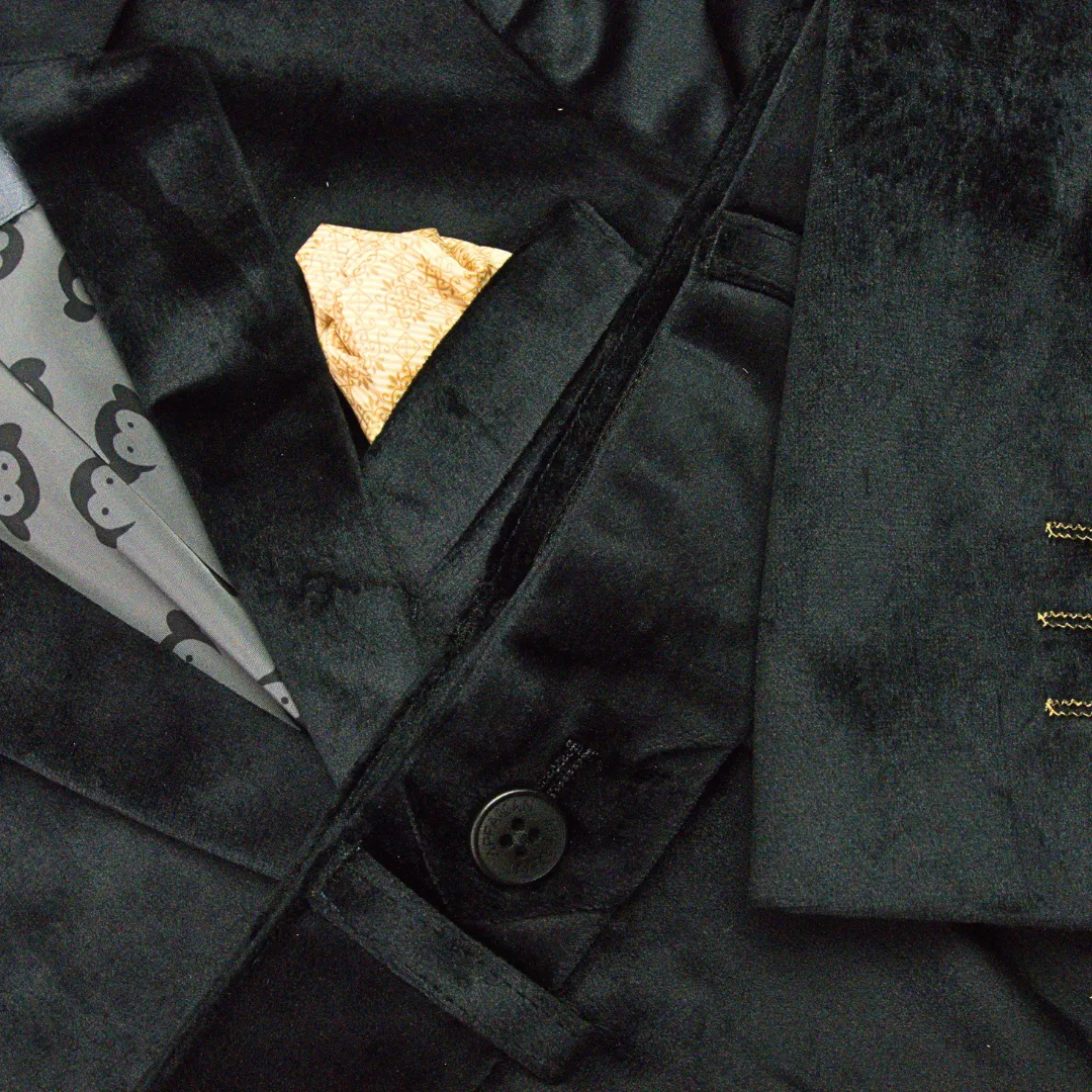 Suit Blazer | Black Velvet