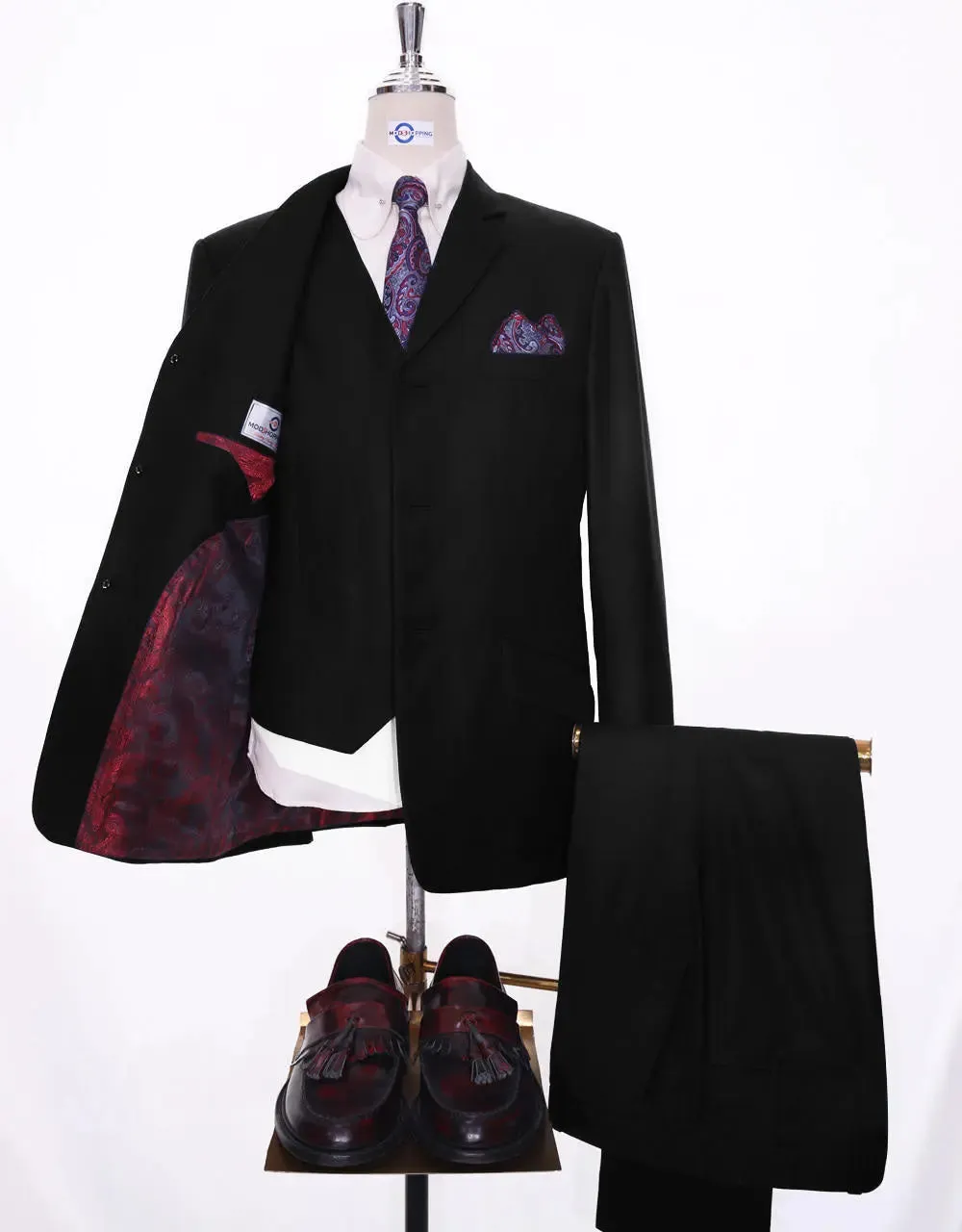 Suit deals | Buy 1 Black 3 Piece Suit Get Free 3 Products