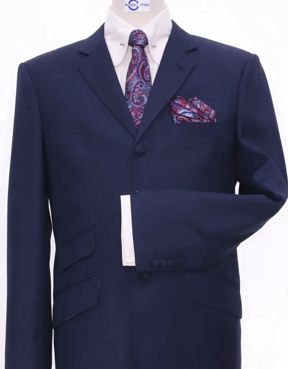 Suit Package Navy Blue Suit Buy 1 Get 2 Free