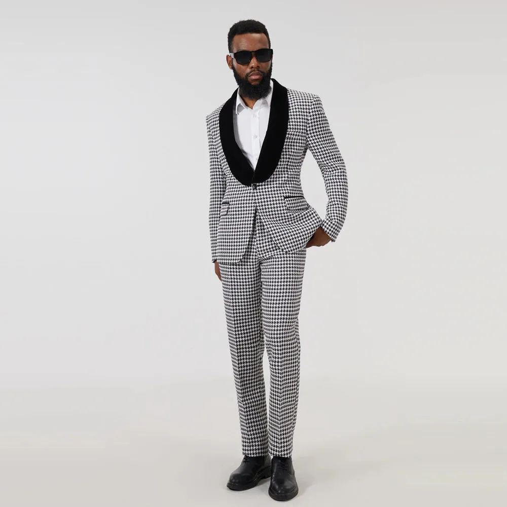 The Herringbone Slim Fit Two-Piece Suit