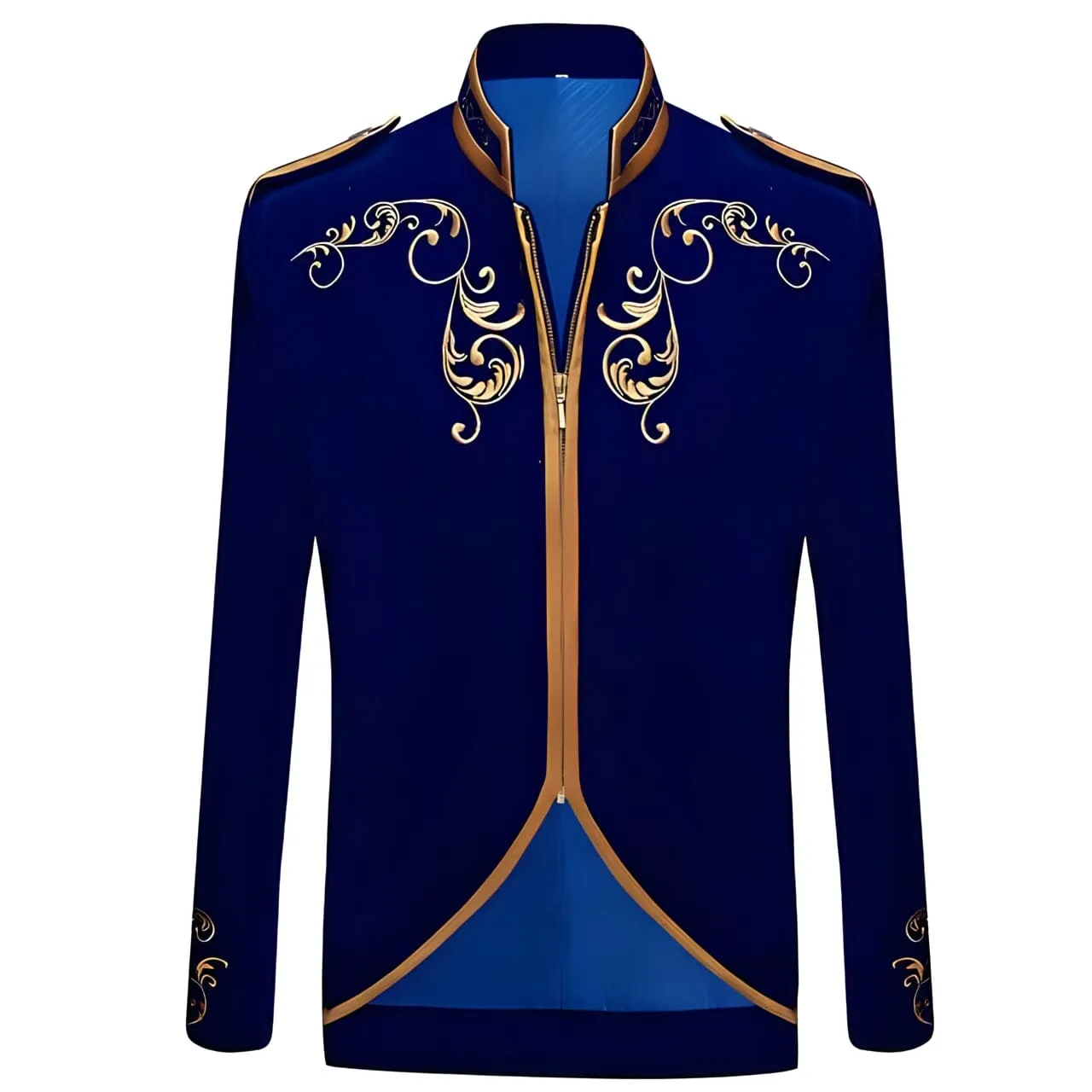 The Imperial Velvet Mandarin Collar Jacket - Multiple Colors