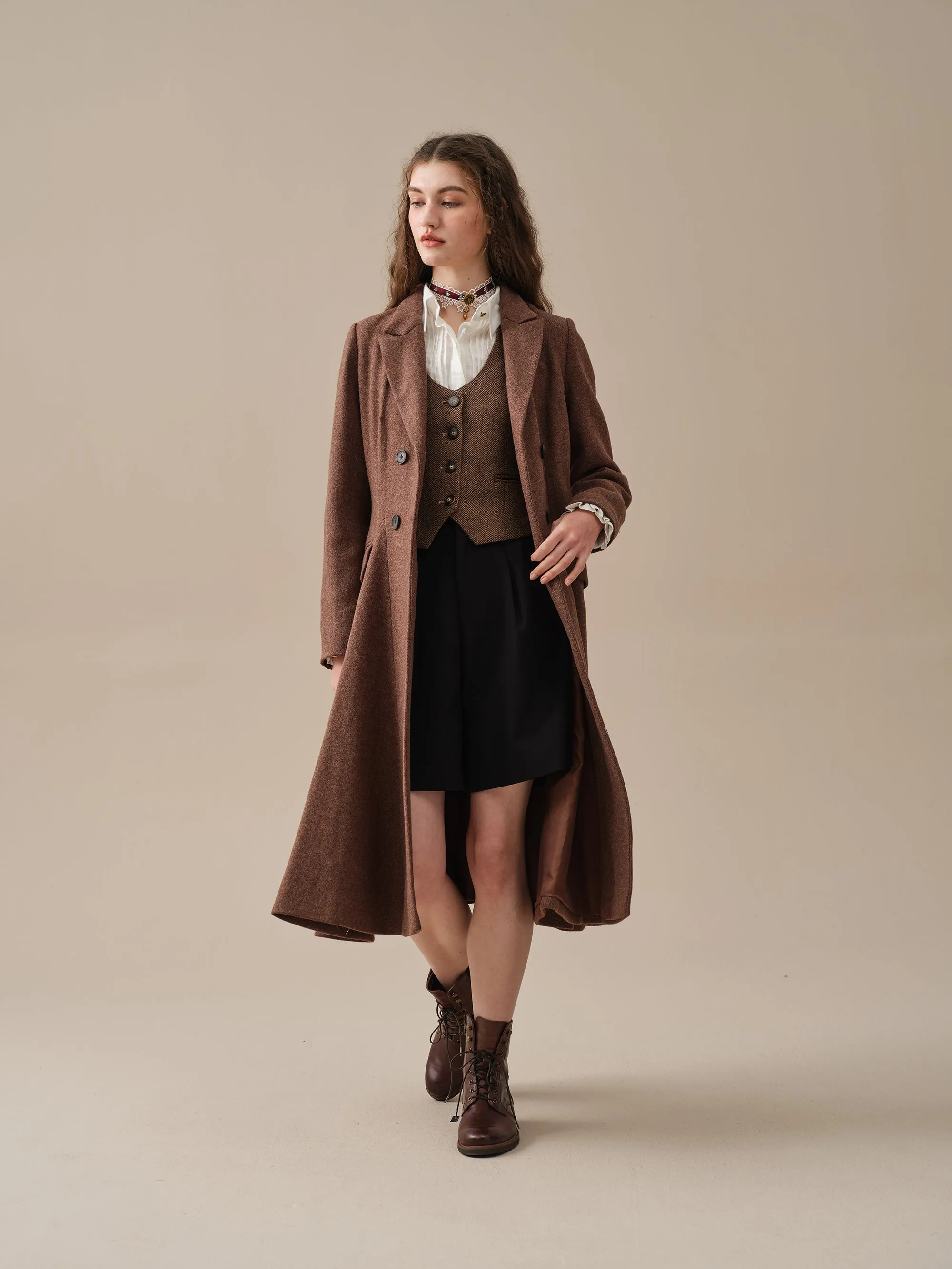 The Roman Holiday 17 | 100% wool classic coat