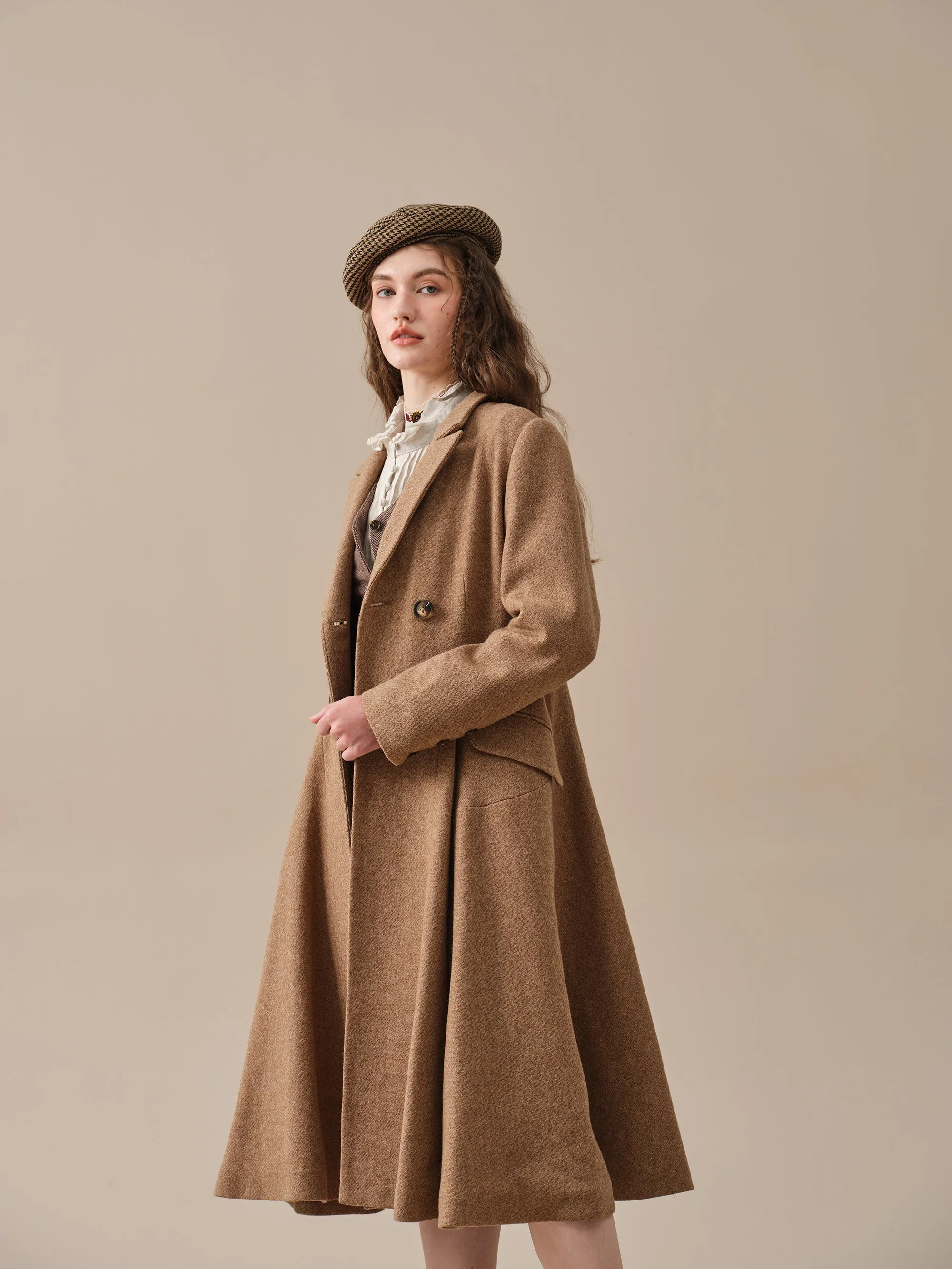 The Roman Holiday 17 | 100% wool classic coat