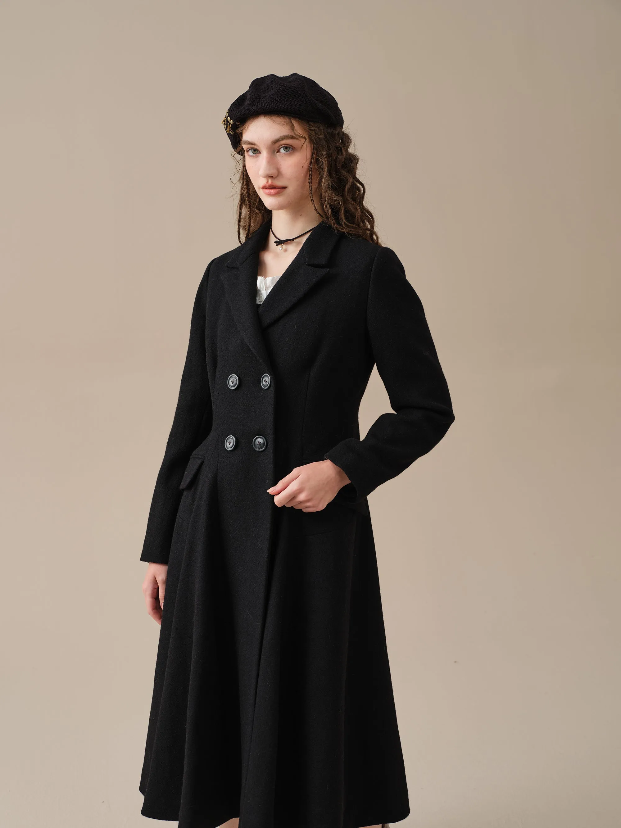 The Roman Holiday 17 | 100% wool classic coat