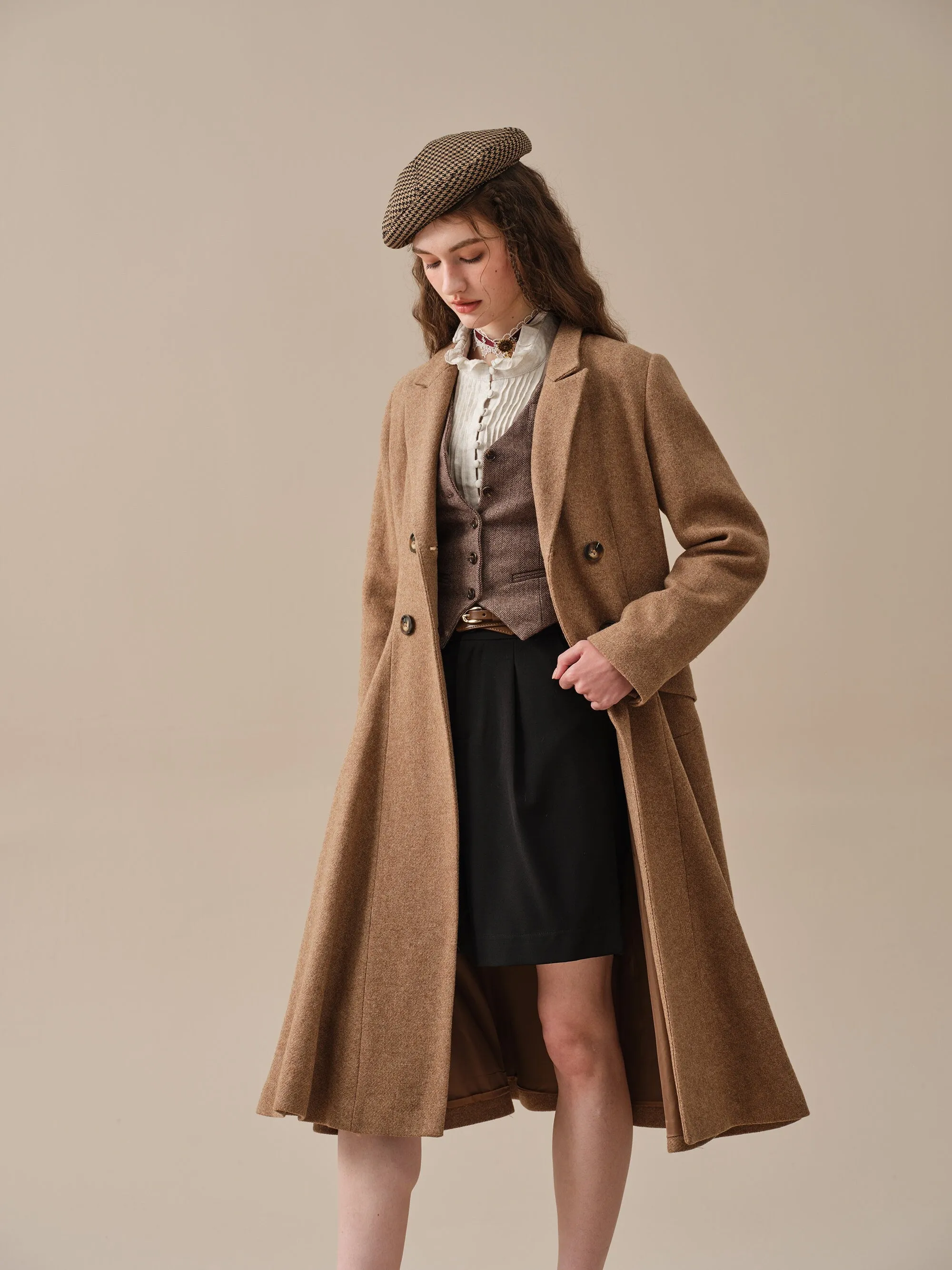 The Roman Holiday 17 | 100% wool classic coat