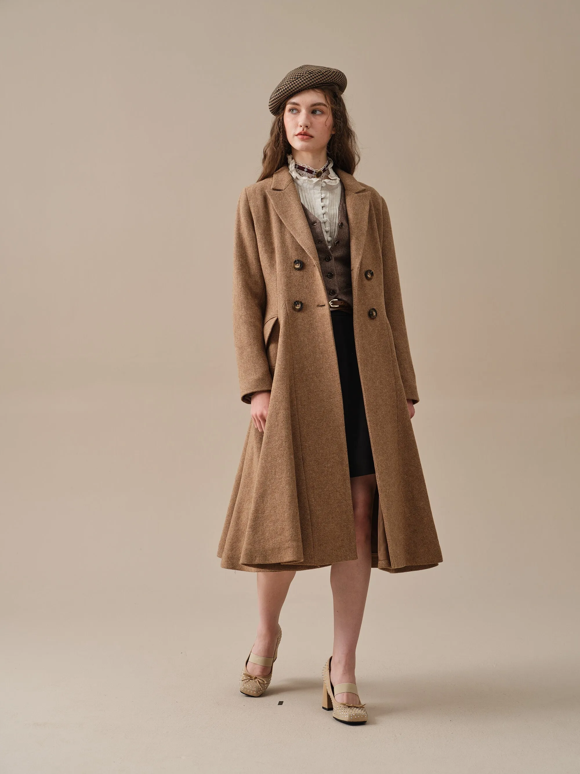 The Roman Holiday 17 | 100% wool classic coat