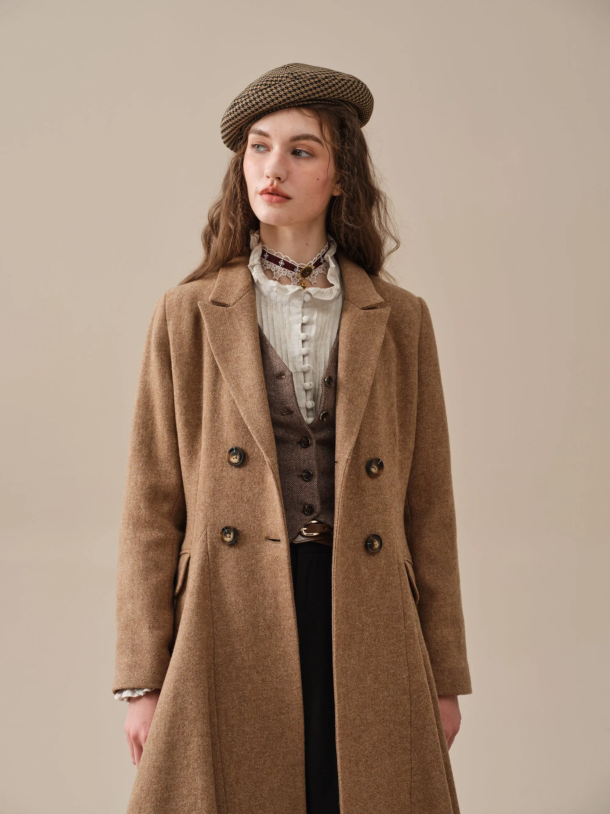 The Roman Holiday 17 | 100% wool classic coat