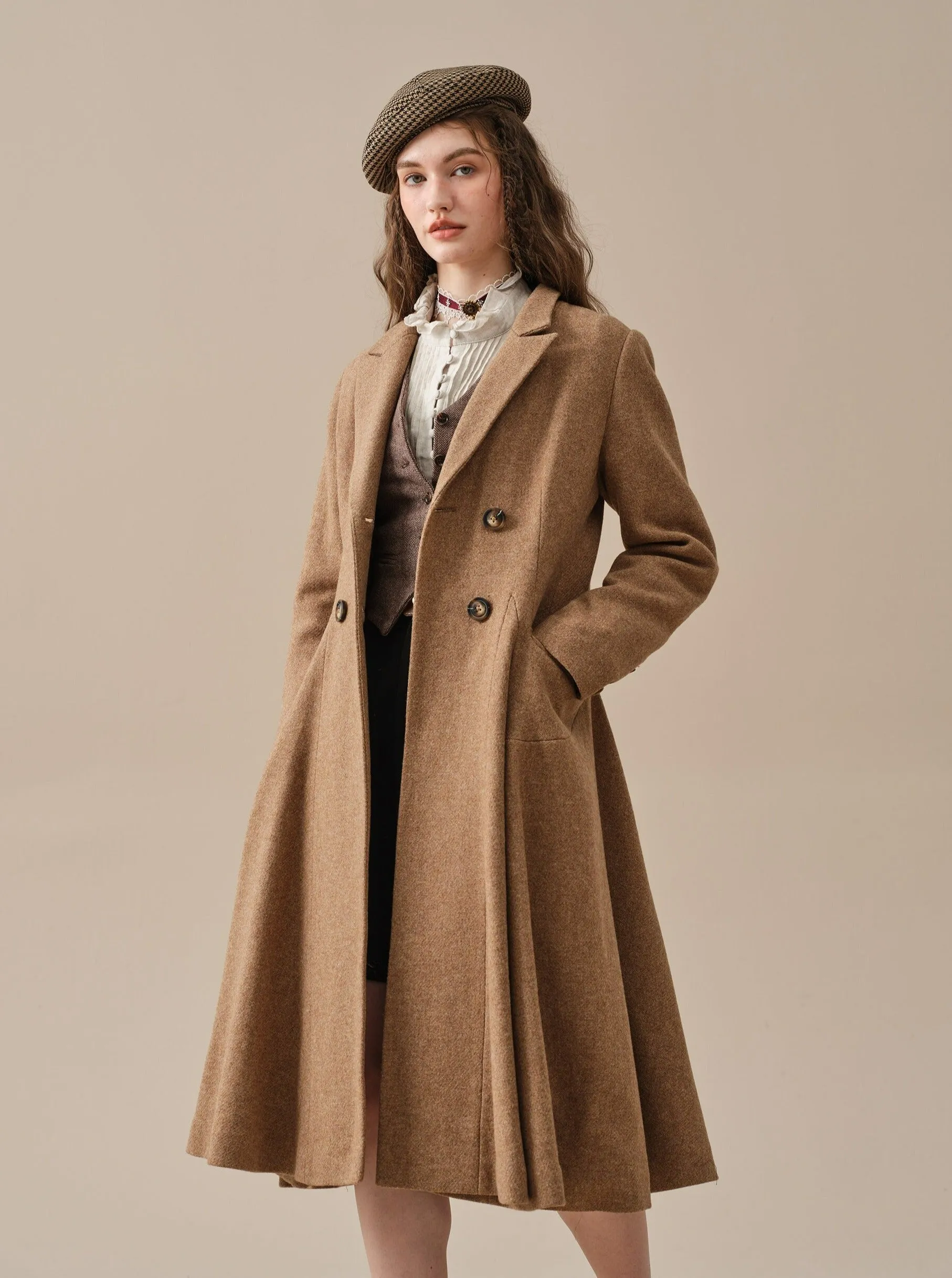 The Roman Holiday 17 | 100% wool classic coat