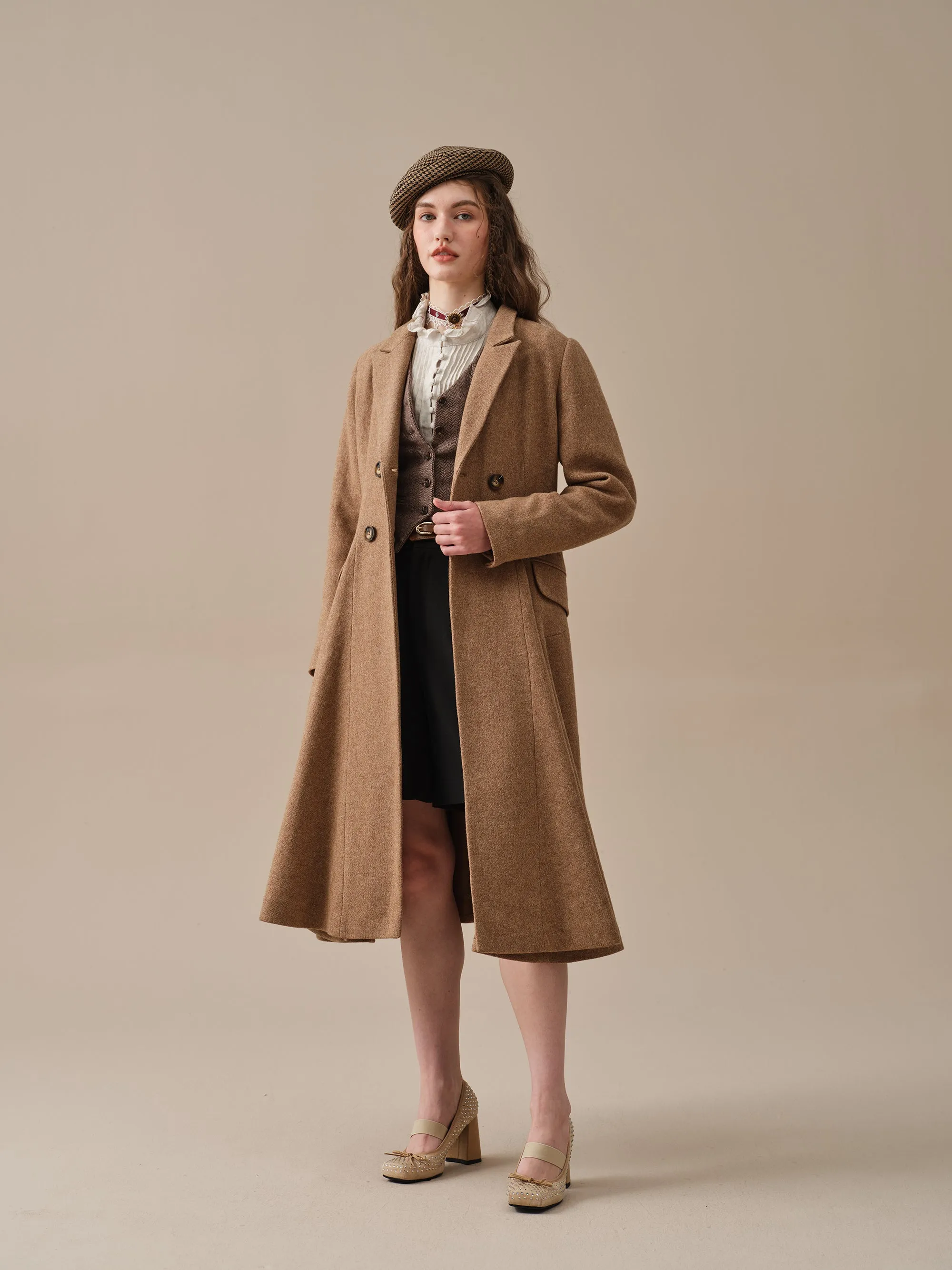 The Roman Holiday 17 | 100% wool classic coat