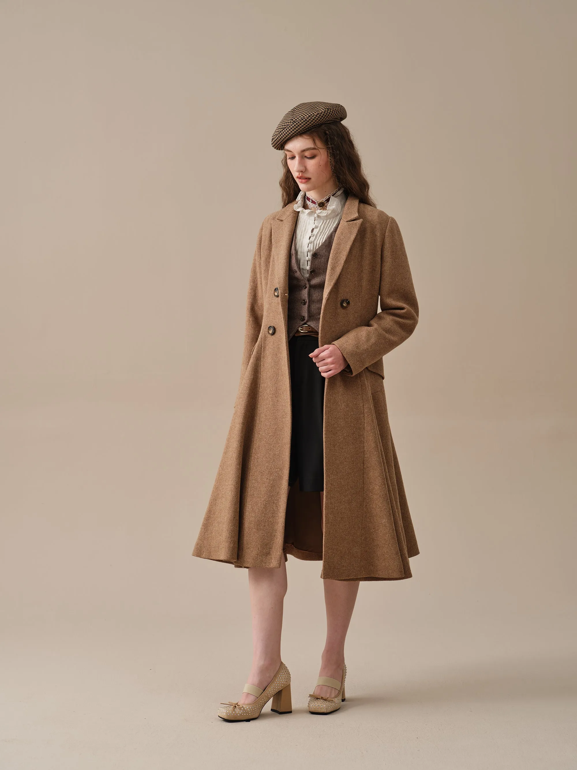 The Roman Holiday 17 | 100% wool classic coat