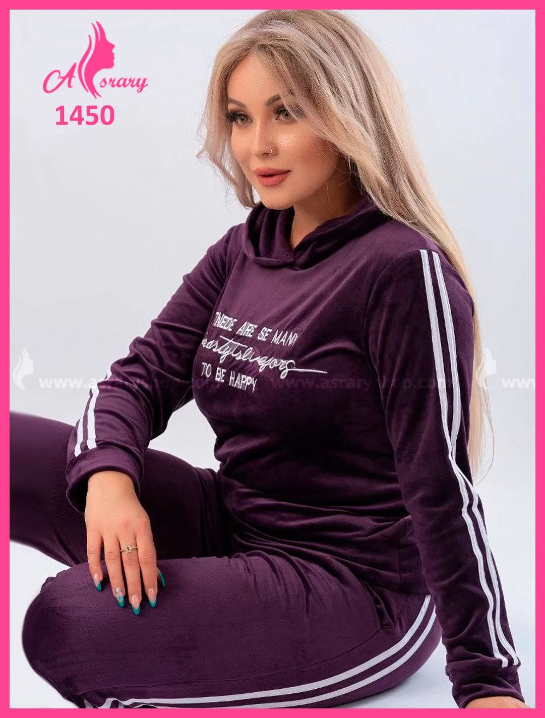 Velvet Hooded Training Suit 1450