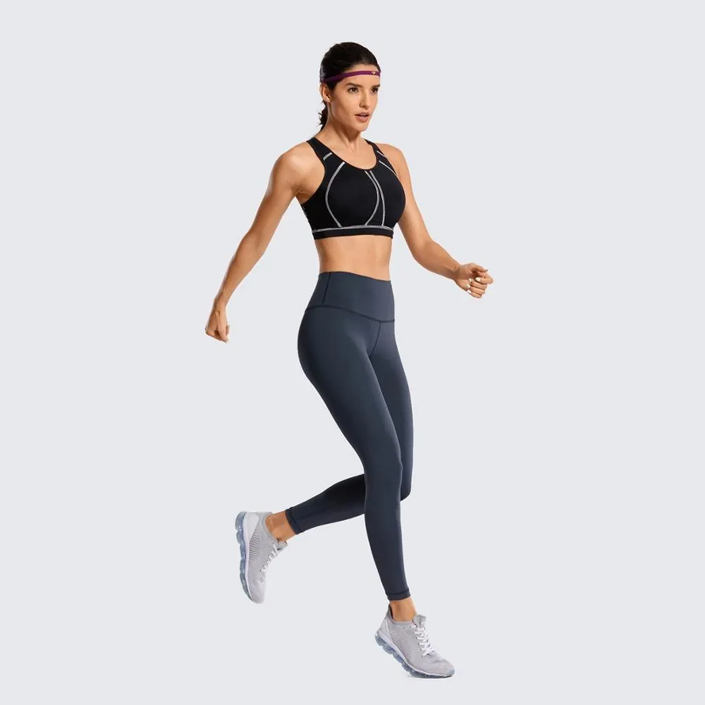 Women's High Impact Padded Supportive Wire-free Full Coverage Sports Bra