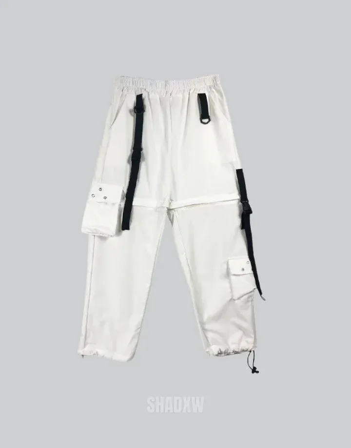 Womens White Cargo Pants